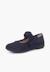 Chaussures babies bride froncée et nœud pour fille Bleu marine+Gris+Rose+Sable 2 - vertbaudet enfant 