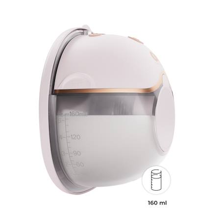 Tire-lait électrique simple MAMAFLOW 4 modes, 9 intensités, mémoire des réglages, sans fil usb-c, compact et silencieux Gold+Pink 6 - vertbaudet enfant 
