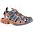 Sandales synthétique jaime Gris / orange 1 - vertbaudet enfant 