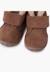 Botte avec col en laine d'agneau et sangle d'enfilage Gris+Rose+Taupe 18 - vertbaudet enfant 