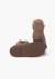 Bottines chelsea pour filles avec col en fourrure Gris+Rose+Taupe 15 - vertbaudet enfant 