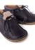 Bottines en cuir à lacets monkey face Bleu marine+Couleur cuir+Marron 6 - vertbaudet enfant 