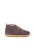Bottines doublées en suède de mouton avec bande arrière Gris+Marron 1 - vertbaudet enfant 