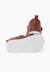 Bottine sport en cuir à bout blanc Couleur cuir+Rose 3 - vertbaudet enfant 
