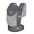 Porte-bébé CARRYBEE ergonomique 3 mois à 20 kg, léger, portage physiologique, capuche sieste, sortie gris Gris 3 - vertbaudet enfant 