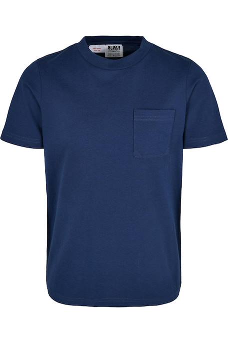 T-shirts  basic Blanc / bleu foncé 3 - vertbaudet enfant 