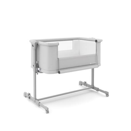 Lit bébé NESTEE GROW 2 3 en 1 réglable avec extension matelas, lit évolutif, transport facile gris clair Gris clair 4 - vertbaudet enfant 