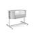 Lit bébé NESTEE GROW 2 3 en 1 réglable avec extension matelas, lit évolutif, transport facile gris clair Gris clair 4 - vertbaudet enfant 