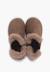 Bottines chelsea pour filles avec col en fourrure Gris+Rose+Taupe 17 - vertbaudet enfant 