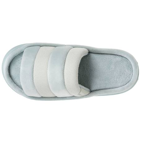 Chaussons mules ouvertes velours semelle bloup xtra confort Bleucanard+Léopard camel+Multicolor+Vertamande 20 - vertbaudet enfant 