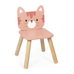 Linge de maison et décoration-Décoration-Chaise enfant thème chat