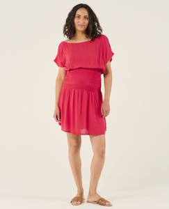 Vêtements de grossesse-Robe d'allaitement carmen
