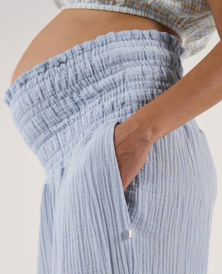 Pantalon de maternité myriam Beige+Bleu 10 - vertbaudet enfant 