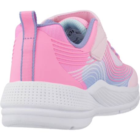 Baskets basses à scratch Blanc et violet+Purpe aqua+Rose 15 - vertbaudet enfant 