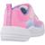Baskets basses à scratch Blanc et violet+Purpe aqua+Rose 15 - vertbaudet enfant 