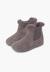 Bottines chelsea pour filles avec col en fourrure Gris+Rose+Taupe 4 - vertbaudet enfant 