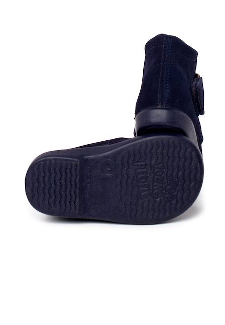 Botte adhérente à sangles croisées fendues Bleu marine+Gris+Taupe 3 - vertbaudet enfant 
