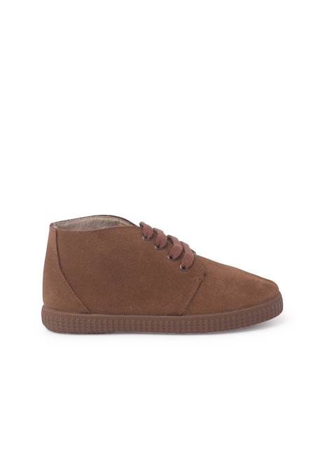 Bottes fourrées pour enfant à lacets Bleu+Bleu marine+Bordeaux+Camel+Taupe+Vert 19 - vertbaudet enfant 