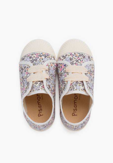 Baskets motif floral avec embout renforcé Fleurs 5 - vertbaudet enfant 
