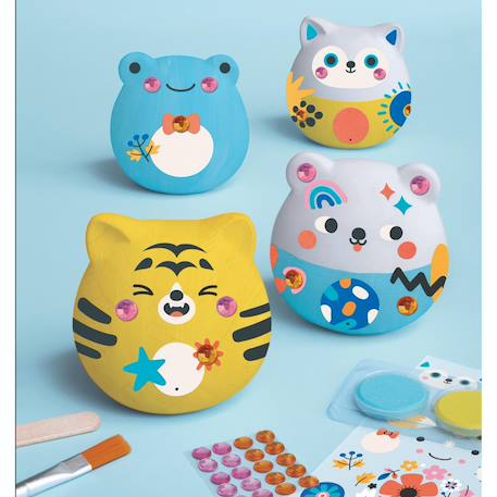 Figurine en platre à décorer MULTICOLORE 1 - vertbaudet enfant 