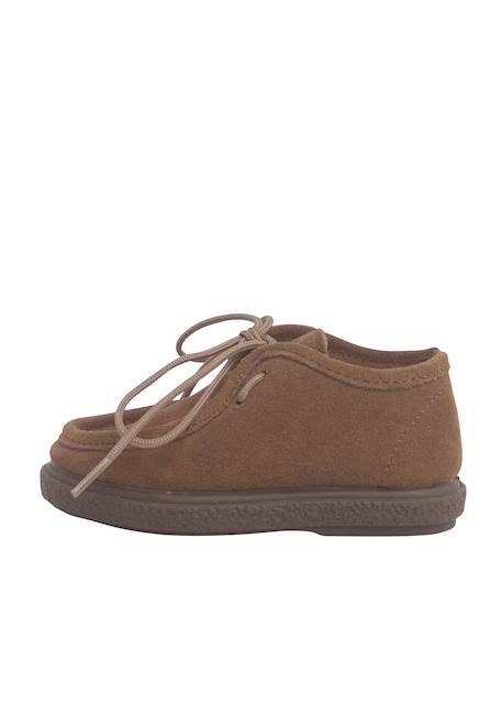 Chaussures derbies premiers pas Bleu marine+Camel+Gris 7 - vertbaudet enfant 