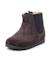 Bottines zippées et élastiques fille Caramel mou+Gris 8 - vertbaudet enfant 