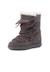 Bottes en peau de mouton avec fermeture collante Gris+Taupe 2 - vertbaudet enfant 