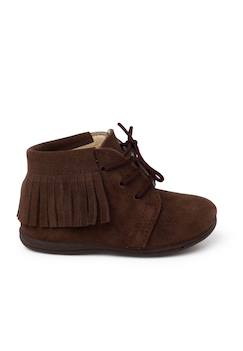 Chaussures-Bottes frangées à lacets premiers pas