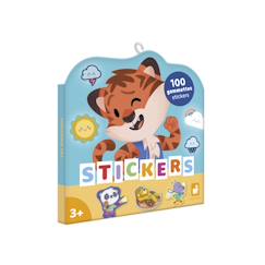 Jouet-Activités artistiques et musicales-Gommettes les émotions - pack 100 stickers