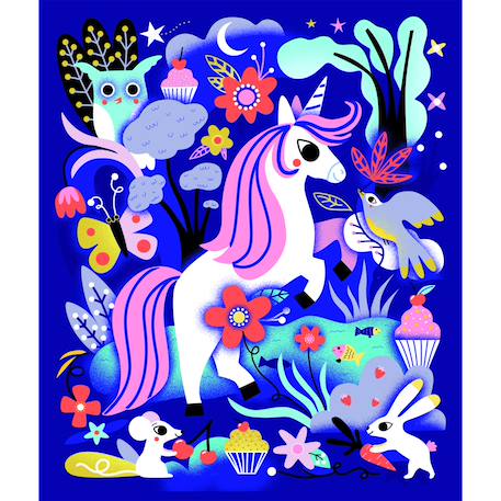Scratch art irisés licornes MULTICOLORE 5 - vertbaudet enfant 