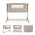 Lit bébé NESTEE GROW 2 3 en 1 évolutif avec matelas, cododo, 5 niveaux, pieds télescopiques beige Beige 1 - vertbaudet enfant 