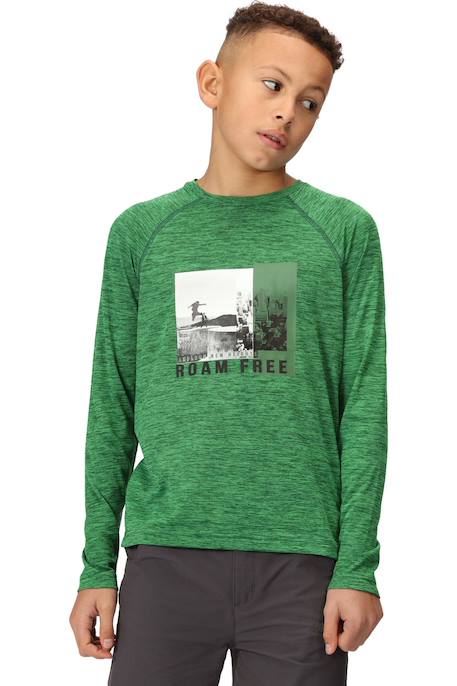 T-shirt  burnlee roam free Vert des champs 4 - vertbaudet enfant 