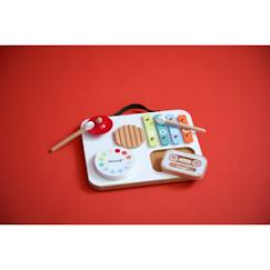 Table musicale baby en bois - 5 activités  - vertbaudet enfant