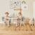 Table enfant avec 2 chaises Bleu clair et gris+Gris+Rose et gris+Vert 7 - vertbaudet enfant 