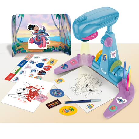 Projecteur de dessins + accessoirs stitch MULTICOLORE 2 - vertbaudet enfant 