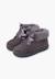 Bottines en suède fille col fourrure lacets en satin Bleu marine+Gris+Marron+Rose+Taupe 10 - vertbaudet enfant 