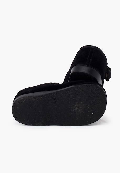 Salomés velours boucle Bleu marine+Gris+Noir 15 - vertbaudet enfant 