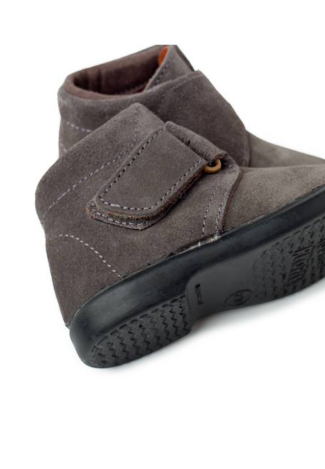 Botte adhérente à sangles croisées fendues Bleu marine+Gris+Taupe 12 - vertbaudet enfant 