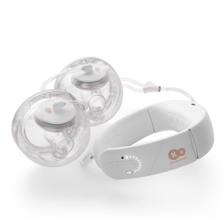 Tire-Lait Électrique Double Kinderkraft GENTLENEST avec Fonction Soft-Heat, USB-C, 3 Modes et 9 Niveaux d’Intensité Gold 2 - vertbaudet enfant 