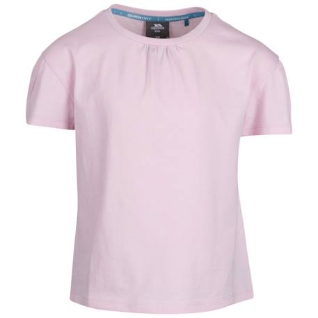 T-shirt coton mellow Rose pâle 1 - vertbaudet enfant 
