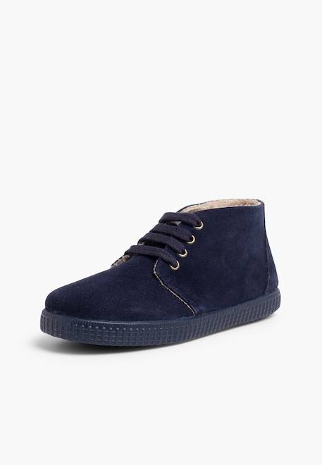 Bottes fourrées pour enfant à lacets Bleu+Bleu marine+Bordeaux+Camel+Taupe+Vert 8 - vertbaudet enfant 