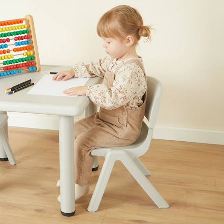 Table enfant avec 2 chaises Bleu clair et gris+Gris+Rose et gris+Vert 8 - vertbaudet enfant 