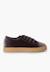 Chaussures à lacets en velours à semelle large pour enfants Gris 1 - vertbaudet enfant 