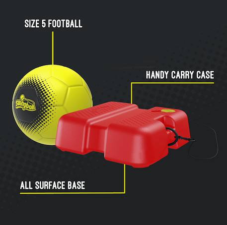 Jeu de balles swingball reflex football plastique Noir - rouge - jaune 3 - vertbaudet enfant 