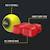 Jeu de balles swingball reflex football plastique Noir - rouge - jaune 3 - vertbaudet enfant 