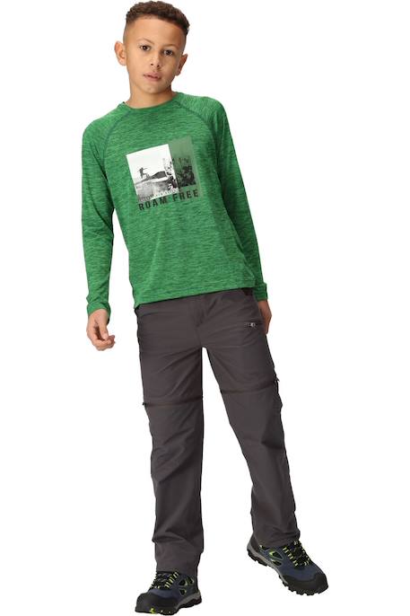 T-shirt  burnlee roam free Vert des champs 5 - vertbaudet enfant 