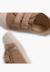Baskets en velours côtelé avec bout en caoutchouc et double fermeture Taupe 6 - vertbaudet enfant 