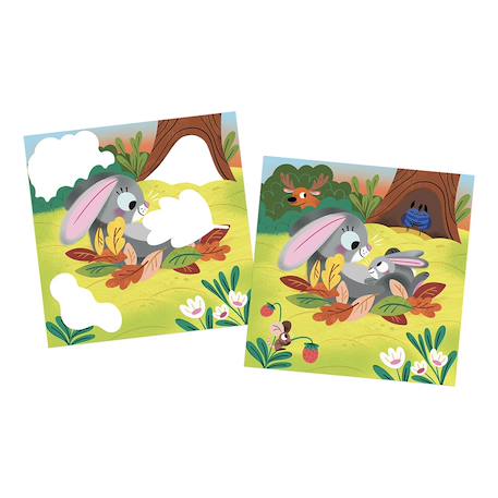 Feutre magique les animaux calins 18 mois MULTICOLORE 2 - vertbaudet enfant 