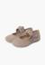 Chaussures babies bride froncée et nœud pour fille Bleu marine+Gris+Rose+Sable 22 - vertbaudet enfant 