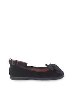 Chaussures-Ballerines fille double nœud et bracelet